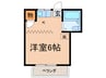 スカイヒルズ 1Rの間取り