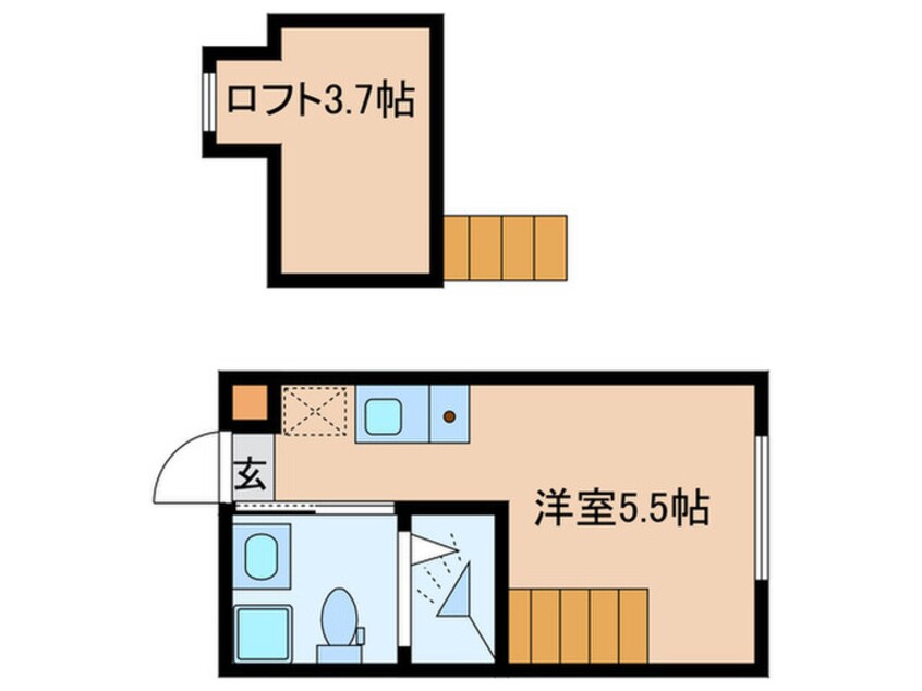 間取図 ラヴィ新小岩