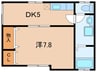 さんもとき 1DKの間取り