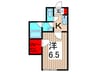 H＆A　Fortis 1Kの間取り