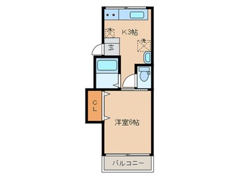 間取図 スタ－ハイツ台