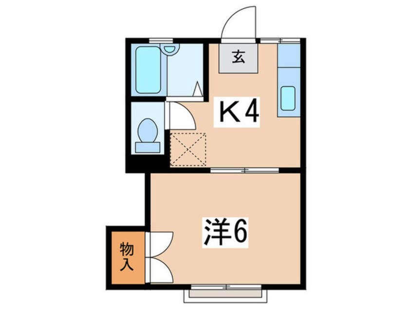 間取図 アパートメント島田