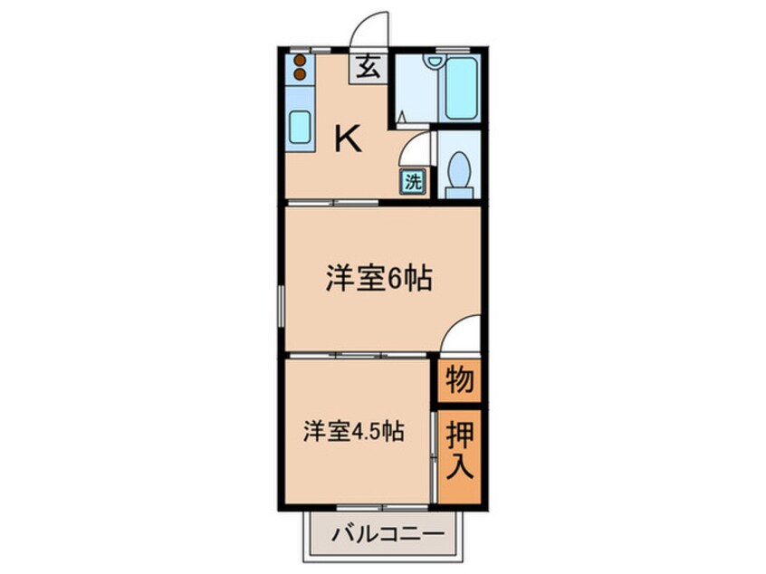 間取図 ウイング大森