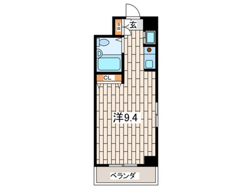 間取図 メイツ伊勢佐木長者町（２１０）