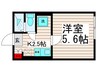 ノエル西新井 1Kの間取り