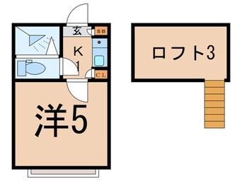 間取図 グリーンハイツ二子