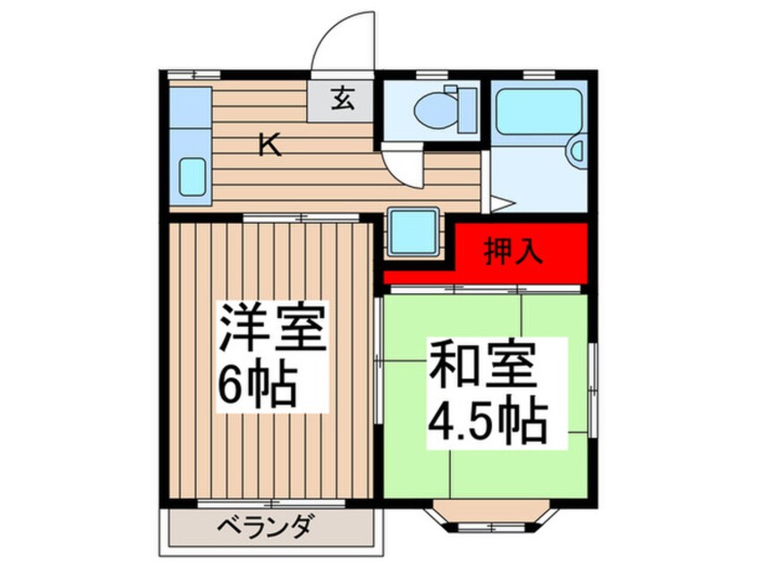 間取図 ジュネス1番館