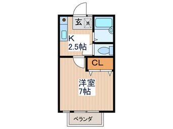 間取図 カ－ムハイツ恋ヶ窪Ⅲ