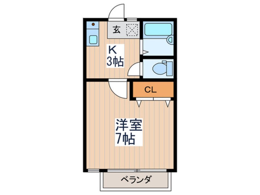 間取図 カ－ムハイツ恋ヶ窪Ⅲ