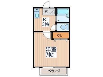 間取図 カ－ムハイツ恋ヶ窪Ⅲ