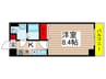 ドミール五反野 1Kの間取り