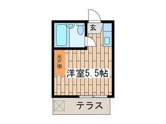 間取図 モリ方南ハイム