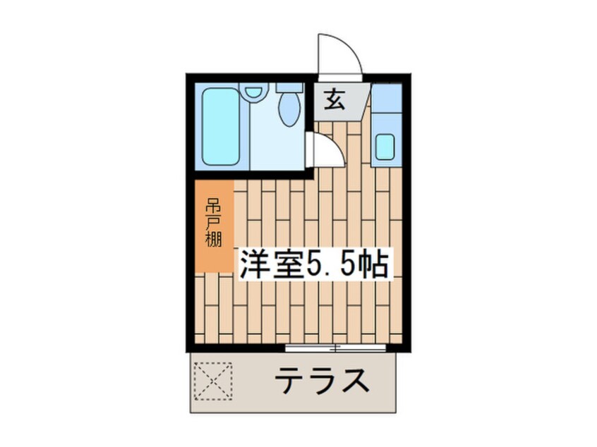 間取図 モリ方南ハイム