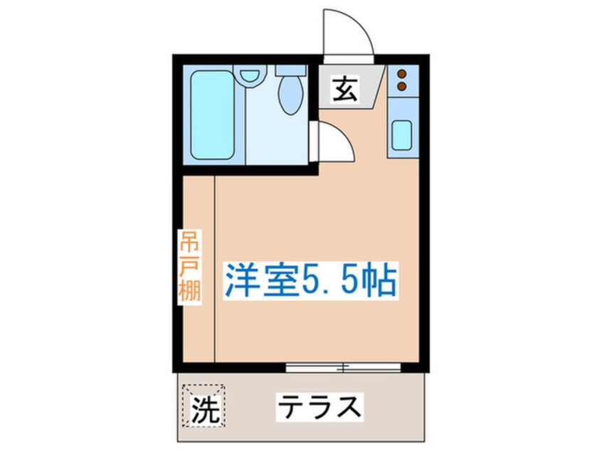 間取図 モリ方南ハイム