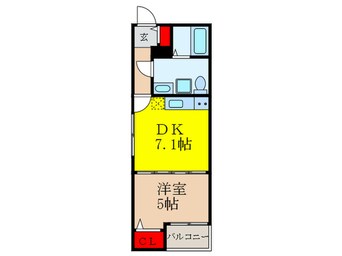 間取図 ラクラス四谷三丁目