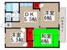 サンコ－ポ 3DKの間取り