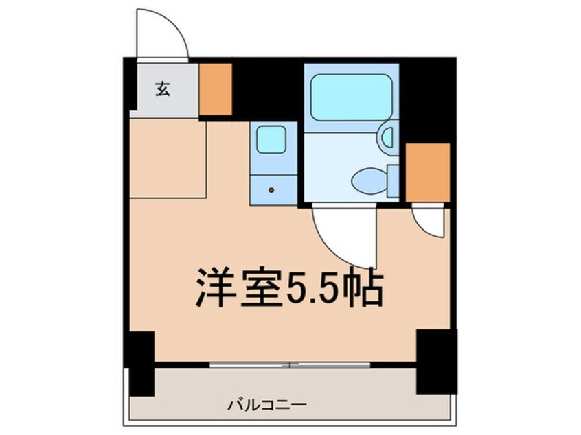 間取図 パレ・ド－ル千駄木（６０１）