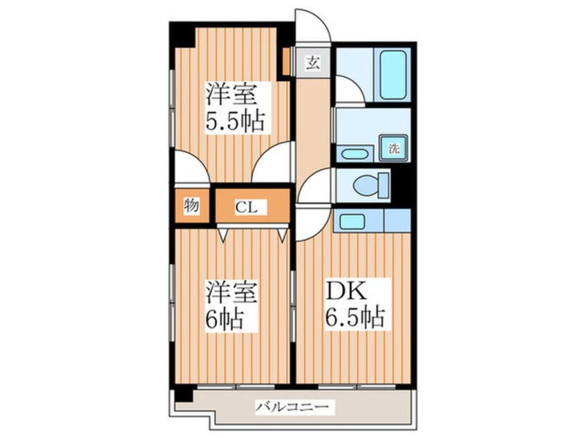 間取図 サンライズ田無Ⅲ