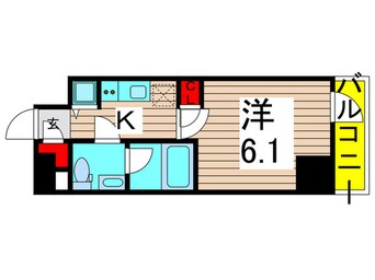 間取図 ｼﾞｪﾉｳﾞｨｱ綾瀬ｽｶｰｶﾞｰﾃﾞﾝ(302)