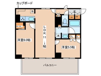 間取図 クレストコート渋谷笹塚