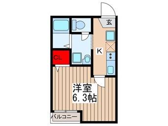 間取図 レガーロ土呂