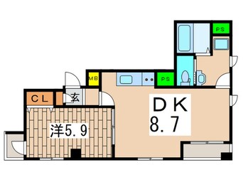 間取図 ヴィレッヂ大和東