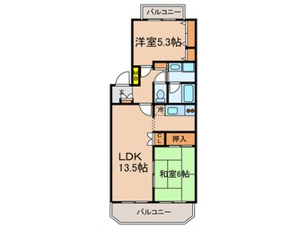 間取図 フィール野川A