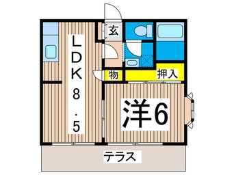 間取図 アルカサ－ル