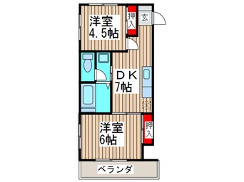 間取図 サンハイツ福田