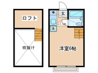 間取図 ア－バンフラッツ中野島