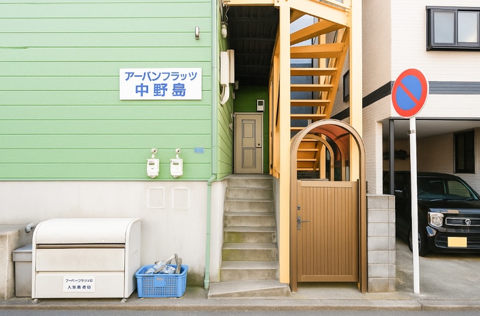 エントランス部分 ア－バンフラッツ中野島