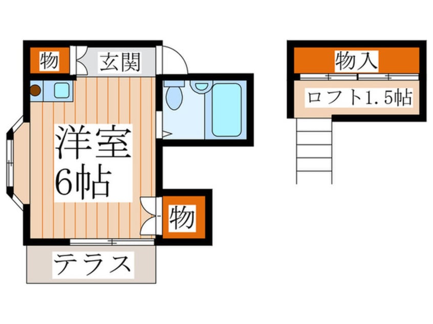 間取図 フラット