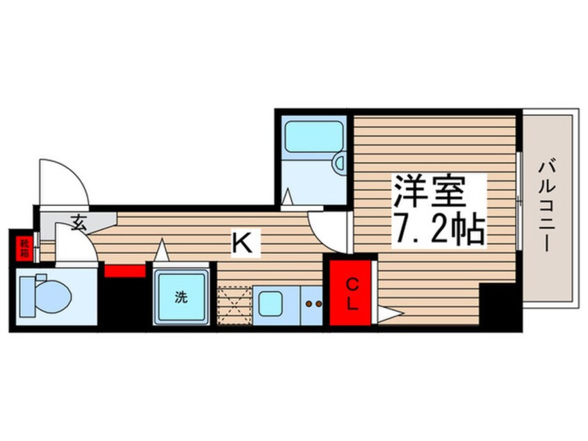 間取図 エルニシア亀戸