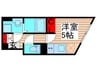 BRIO亀有 1Rの間取り