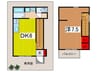 本太1丁目戸建B 1DKの間取り