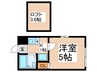 マイプレイス立石 1Kの間取り