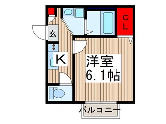 間取図 ア－クプレイス蓮沼