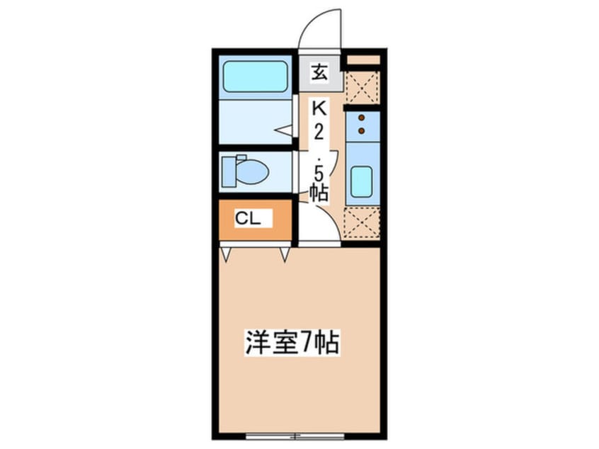 間取図 コンフォート東大沼