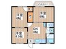 ドミールツカサ 3DKの間取り