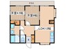 プルミエール町田旭町 2LDKの間取り