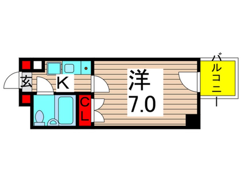 間取図 エステート亀有