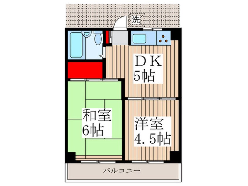 間取図 藤永コ－ポ