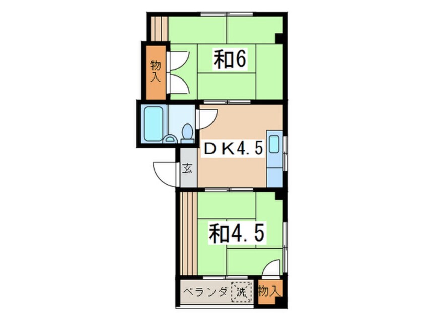 間取図 ソルフローレ横浜