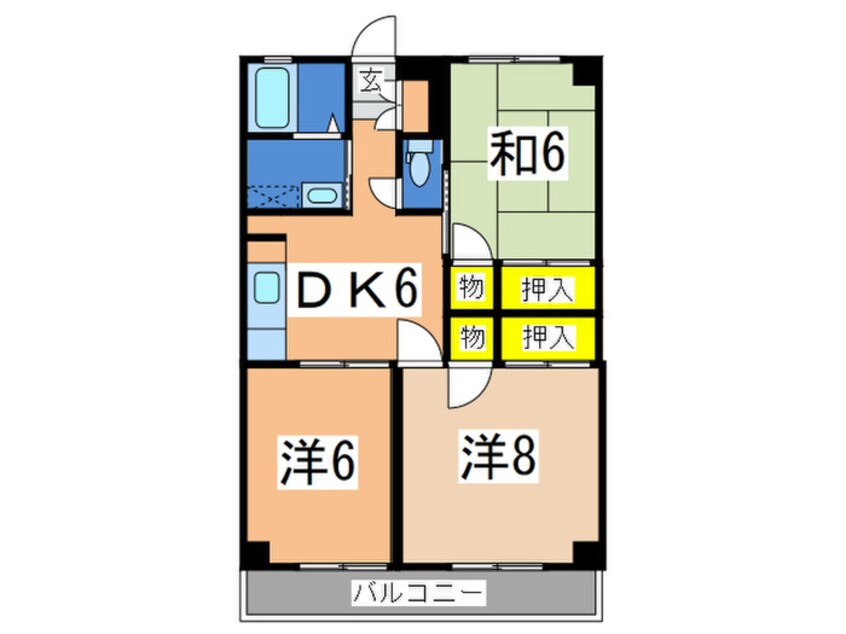 間取図 村山ビル