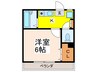エクシブ吉祥寺 1Kの間取り