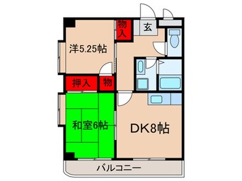 間取図 シュロス大泉