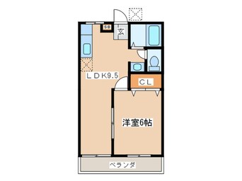 間取図 加藤ハイツ　Ｂ棟