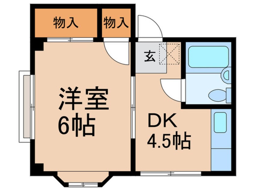 間取図 ハイツＫ・Ｍ