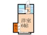 さくら荘 1Kの間取り