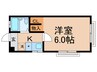 サトウコーポ 1Kの間取り
